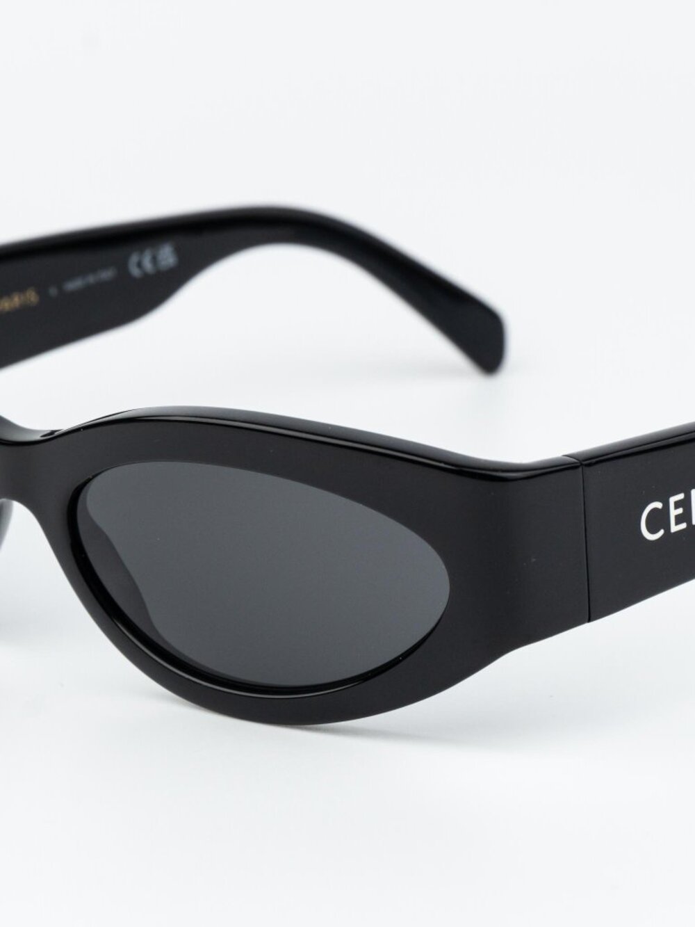 Celine Women Sunglasses Black Grey Cat Eye CL40288I MONOCHROMS 01A NEW AUTHENTIC - Picture 6 of 13